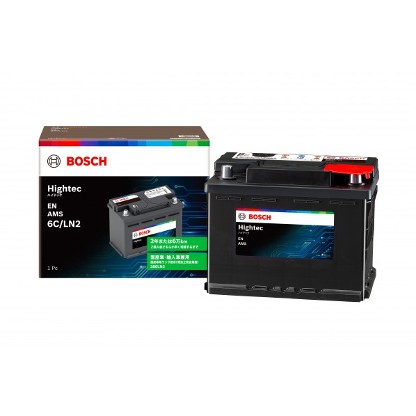 ボッシュ AMS ハﾞッテリー Hightec （粍 長さX幅X高さ_x000D_ 242X175X190 HT-6C/LN2 1個