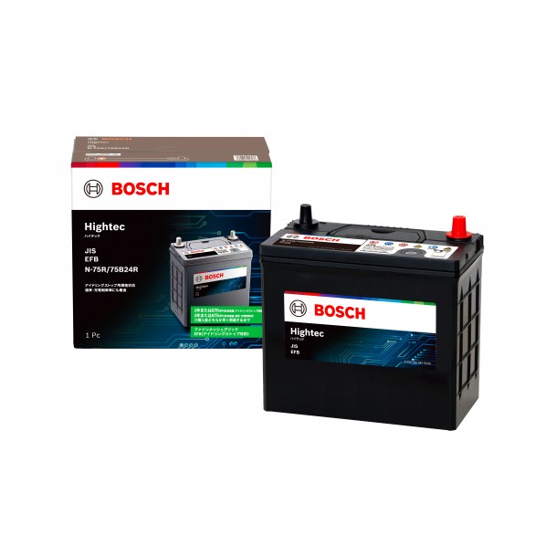 ボッシュ EFB ハﾞッテリー Hightec （粍 長さX幅X高さ_x000D_ 238X128X224 HT-N-75R/75B24R 1個