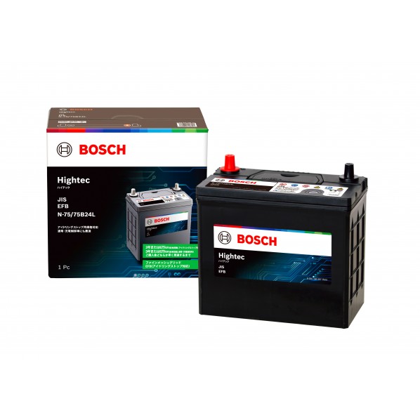 ボッシュ EFB ハﾞッテリー Hightec （粍 長さX幅X高さ_x000D_ 238X128X224 HT-N-75/75B24L 1個