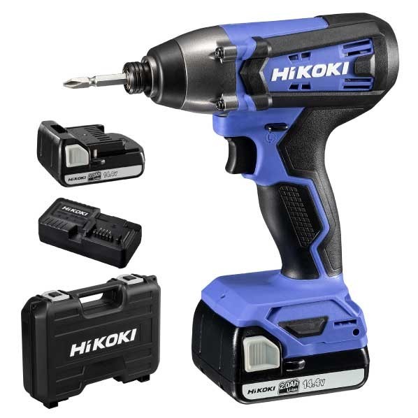 HiKOKI(ハイコーキ) FWH14DF (2BG) 14.4V コードレス インパクトドライバ 書き割り品 (蓄電池2個･申し受ける器･容れもの付) 1台