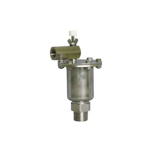 ヘﾞン SUS空気抜弁【吸気側逆止機能付】 25A AF9-D-25A 1点｜DIY FACTORY ONLINE SHOP