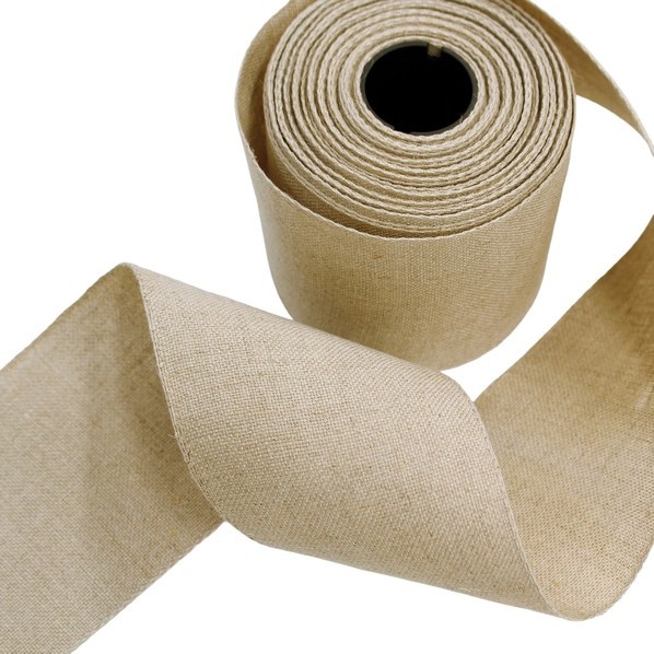 ツヴァイガルト(ZWEIGART) LINEN BAND リネン刺繍用テープ 幅約8cm&times;10m巻 ナチュラル ZW72022-53 1巻｜DIY FACTORY ONLINE SHOP