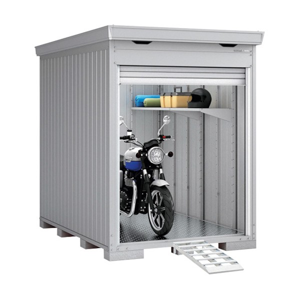 ※法人専用品※イナバ ガレージ バイク保管庫 FM-1826HY 床付 多雪型 GM GKL57H 1台｜DIY FACTORY ONLINE SHOP