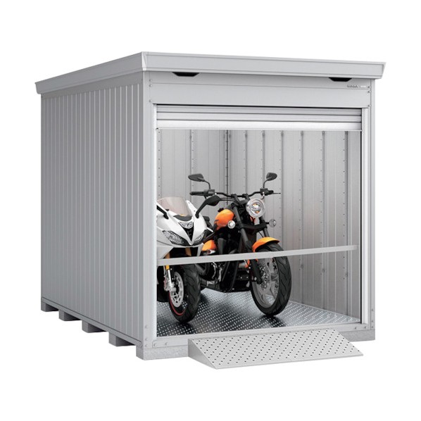※法人専用品※イナバ ガレージ バイク保管庫 FM-2230HY 床付 多雪型 GM GKL68H 1台