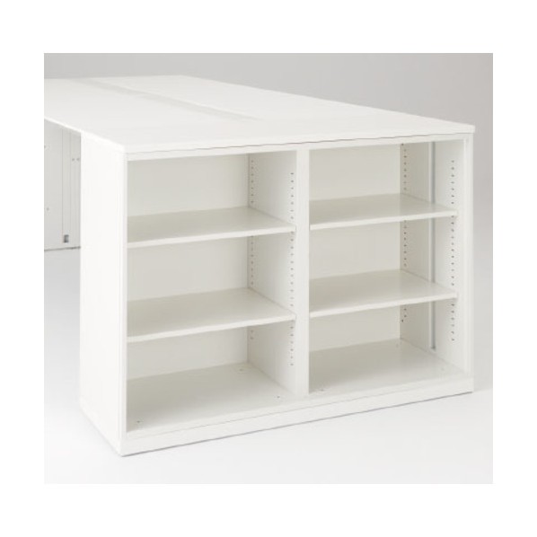 ※法人専用品※イナバ FREI-H1000専用オプション エンド収納 オープン脚 FRH-エンド収納A-10-1445 SW/OW スノーホワイト/オプティホワイト 350021 1点｜DIY FACTORY ONLINE SHOP