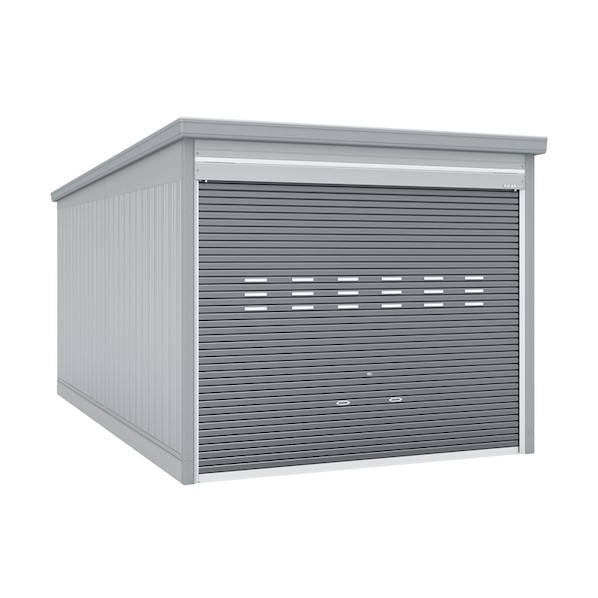 ※法人専用品※イナバ ガレージ ガレーディア GRN-3662H N 豪雪型 高基礎 クールシルバー クールシルバー AFM75A 1台|DIY FACTORY ONLINE SHOP