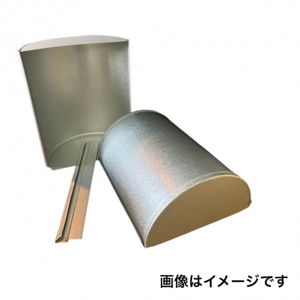 ※法人専用品※旭産業(外装材) フランジカバー ラッキング 220Φ×150L ガルバ 1個