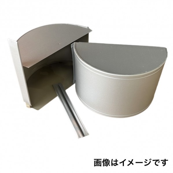 ※法人専用品※旭産業(外装材) フランジカバー ラッキング 280Φ&times;180L ニューシルバー 1個｜DIY FACTORY ONLINE SHOP