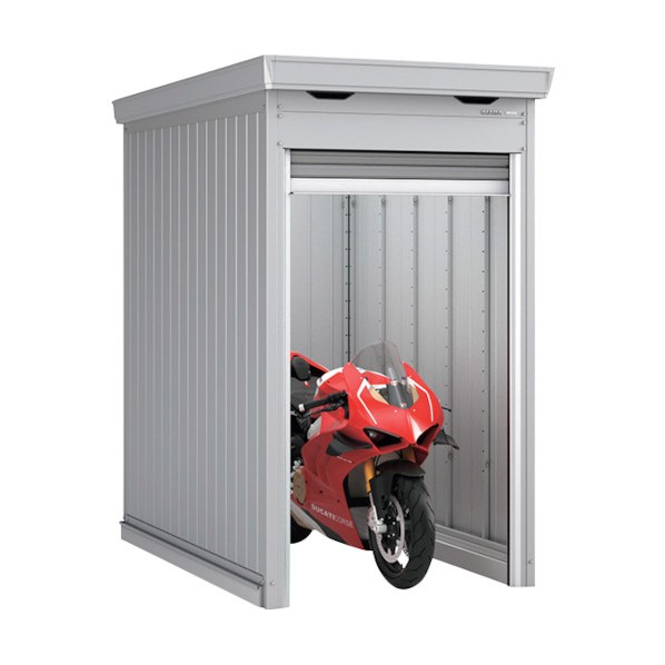 ※法人専用品※イナバ ガレージ バイク保管庫 FM-1422HDL 土間 豪雪型 高基礎 GM GKK36V 1台|DIY FACTORY ONLINE SHOP
