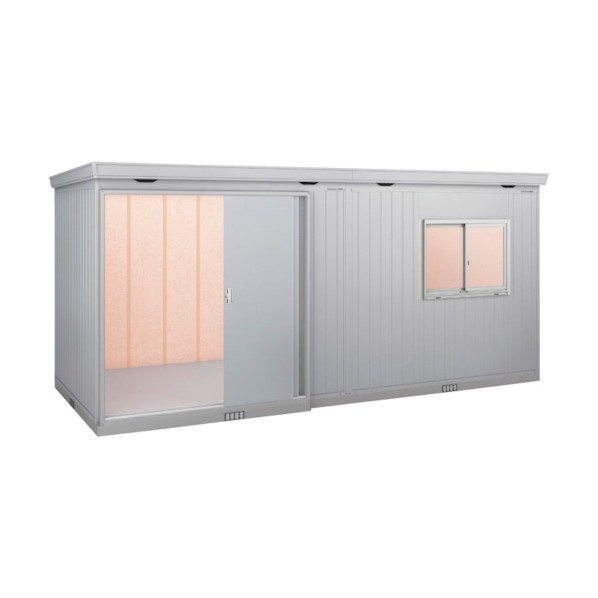 ※法人専用品※イナバ 物置 フォルタプラス FP-5222HT (標耐) 多雪型 CG チャコールグレー GJNM6A 1台｜DIY FACTORY ONLINE SHOP