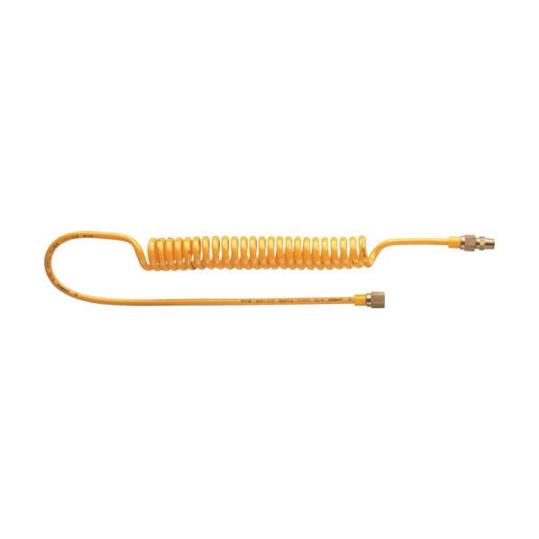 潤工社 エアーコイルチューブセット UTF 1-10X6.5mm 黄 UTF-10-800L-Y 1点