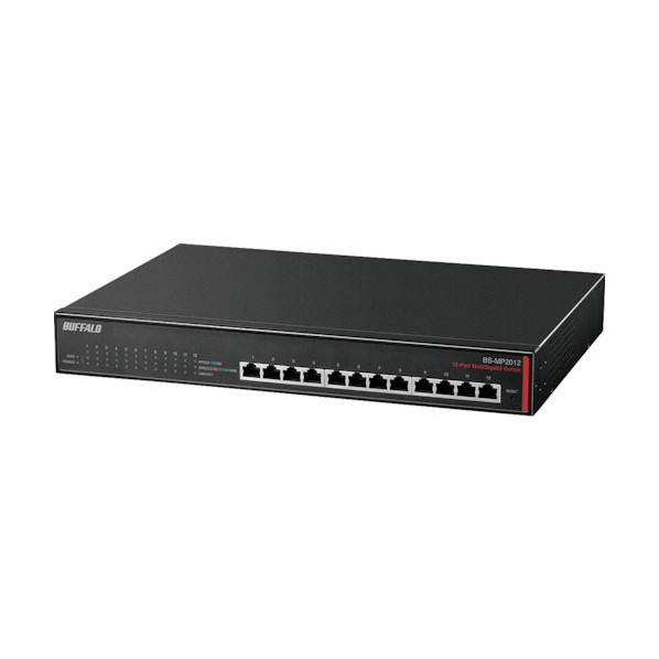 度合い2 マルチギガ(10G/5G/2.5G/1000M/100M)相応う取り替えっこ 12界面 BS-MP2012 1個