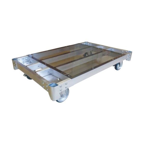 ※法人専用品※神戸車輛製作所 アルミ製平床運搬台車 ALH0960150 1点|DIY FACTORY ONLINE SHOP