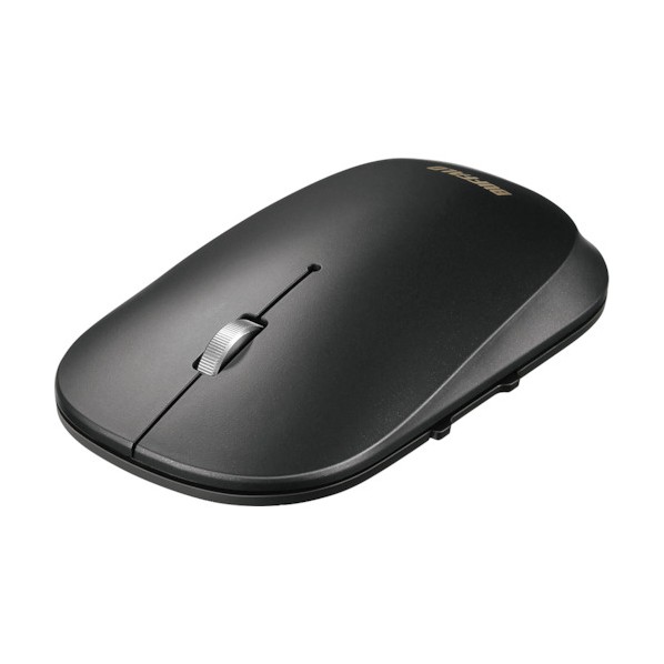 薄型 5ボタン Bluetooth BlueLEDマウス ノーマル ブラック BSMBB530NBK 1個
