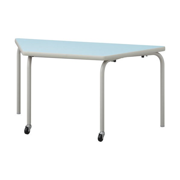 ※法人専用品※コマイ スタッキングテーブル 台形ブルーH640 S-N3A-640-B 1点|DIY FACTORY ONLINE SHOP