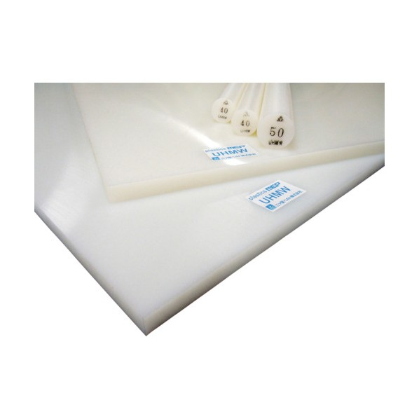 ※法人専用品※三ツ星ベルト 超巨大分子量ポリエチレン 板 白 10X1000X2000 UHMWPLTNA-10-1000-2000 1点