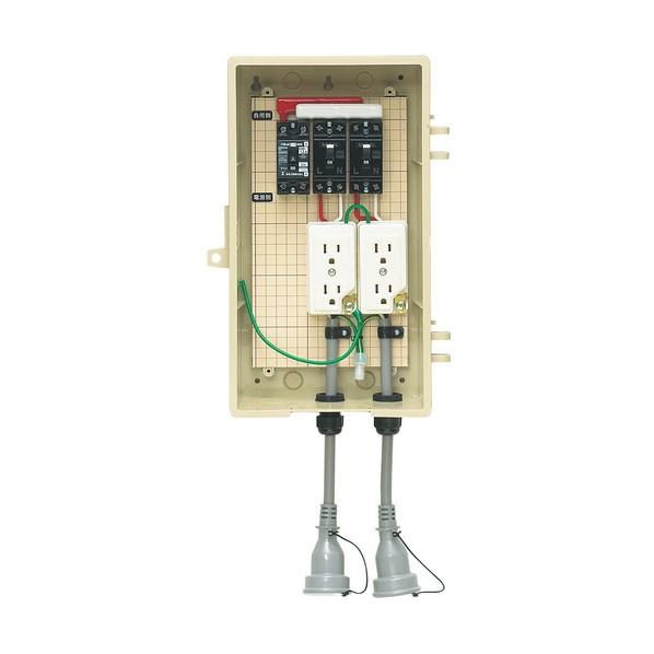 未来工業 屋外電力用仮設BOX 3A-22CB 1個