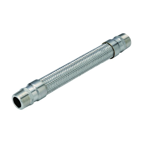 南国フレキ工業 オスニップル式フレキシブルホース 六角ニップル NK-1500/SUS304-8A-1900L 1本