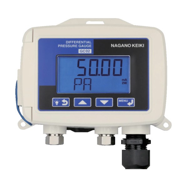 長野計器 デジタル微差圧計 GC02 0~2kPa GC02-201-S 1点|DIY FACTORY ONLINE SHOP