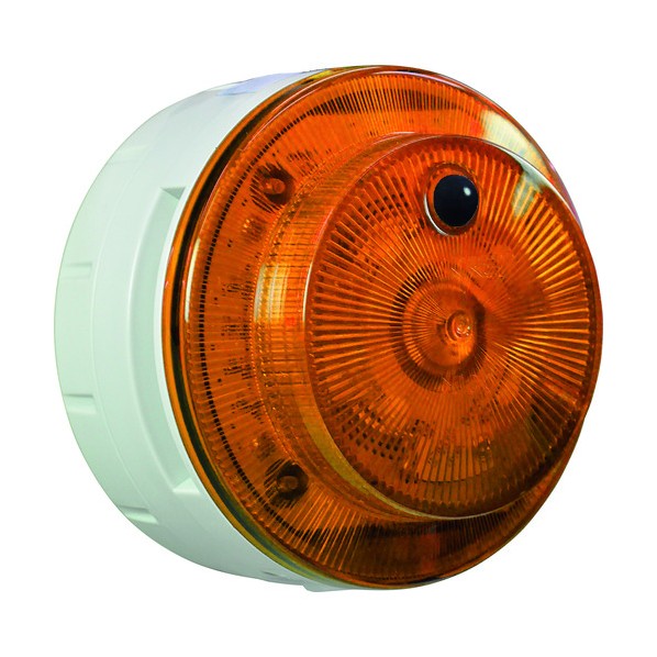 日惠製作所 電池式LED多目的警報器 ニコUFOmyobo(黄) 盗難侵入 人感 VK10M-B04JY-TN 1個