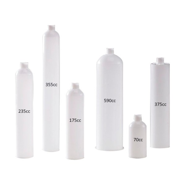 ※法人専用品※OK International カートリッジ 590cc 長さ249mm 内径65.3mm HDPE ハードタイプ TS20C-100 100本|DIY FACTORY ONLINE SHOP
