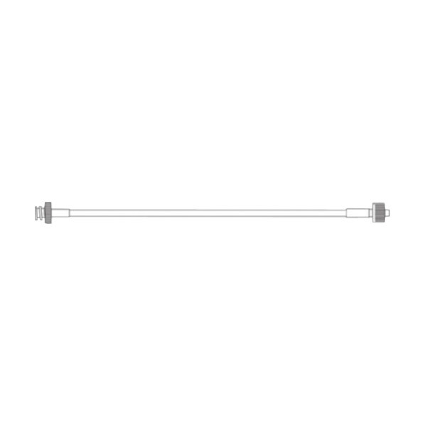 OK International 材料チューブアッセンブリー 2.54mm × 610mm 半透明/PE オスルアー/メスルアー TSD126-324PK 1点