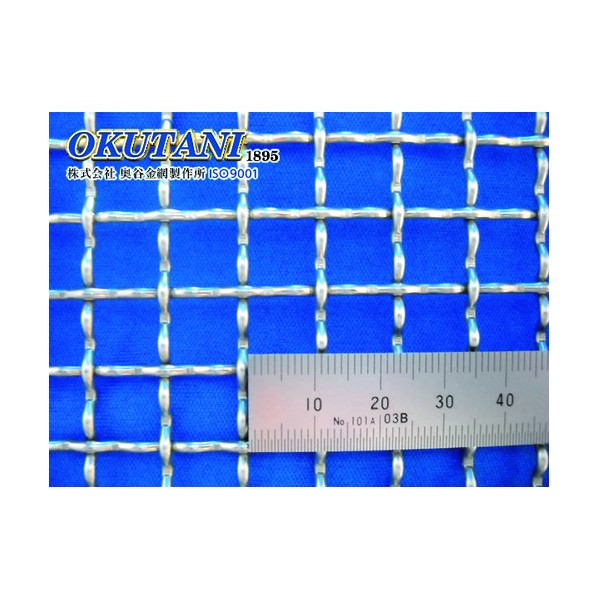 ※法人専用品※奥谷金網製作所 SUS304クリンプ織金網 1.9パイ&times;10mm目 1000幅 CR-304-1.9-10-1000 1点｜DIY FACTORY ONLINE SHOP