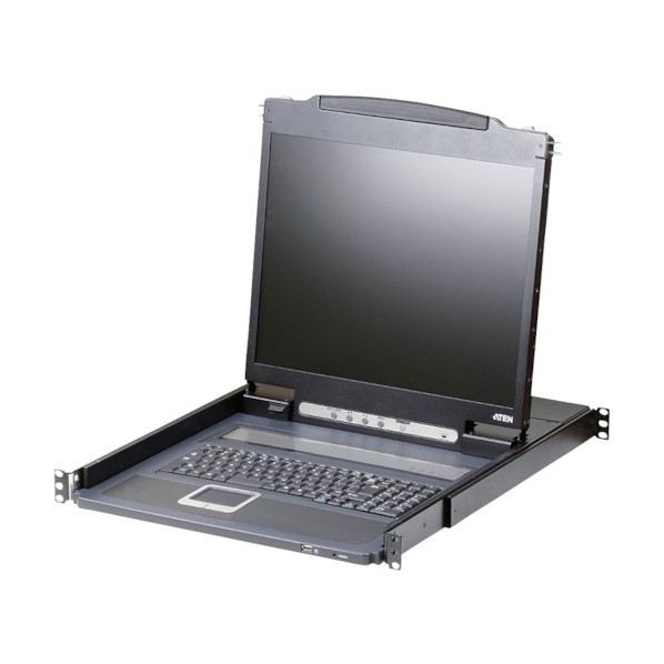 ※法人専用品※ATEN 19インチLCDコンソールドロワー ロングレール CL3000NJJL 1式|DIY FACTORY ONLINE SHOP