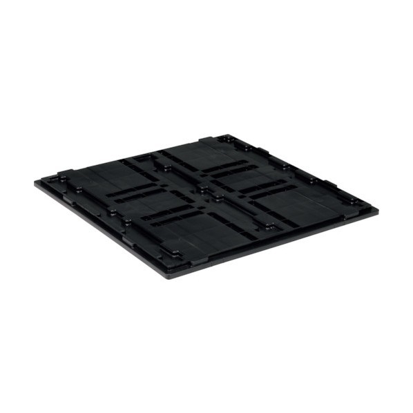 ※法人専用品※サンコー プラスチックパレットフタ 814308 N2-107107黒いこと SK-N2-107107-F-BK 1点