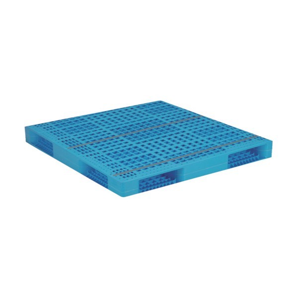 ※法人専用品※サンコー プラスチックパレット 822502 R4-146157 ライトブルー SK-R4-146157-BLL 1点