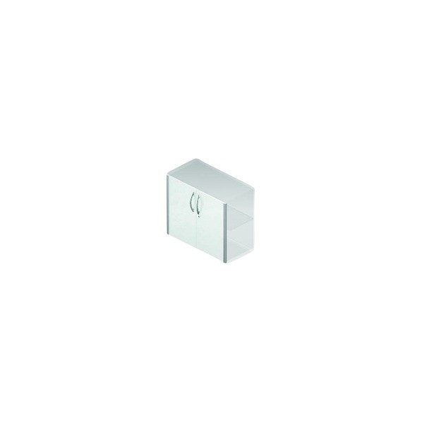 プラス 613835)XF 両開きガラス扉XS-F70A-G XS-F70A-G WH 1点
