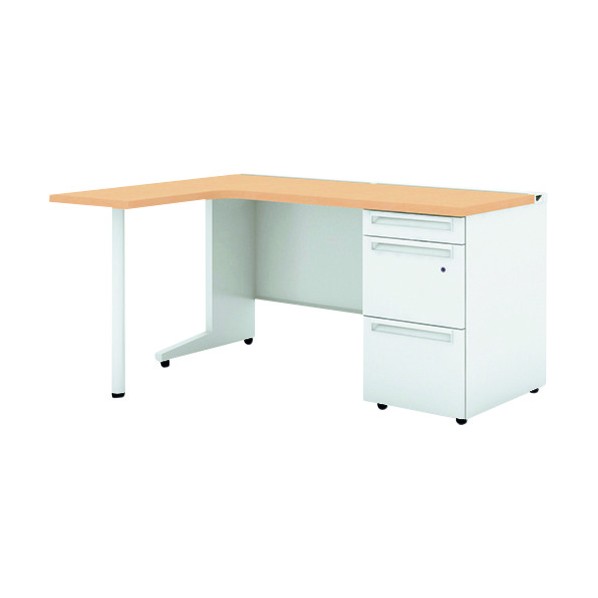 ※法人専用品※プラス 779897)US L型片袖机UR-1412WA-3-6L WM UR-1412WA-3-6L WM/W4 1点｜DIY FACTORY ONLINE SHOP