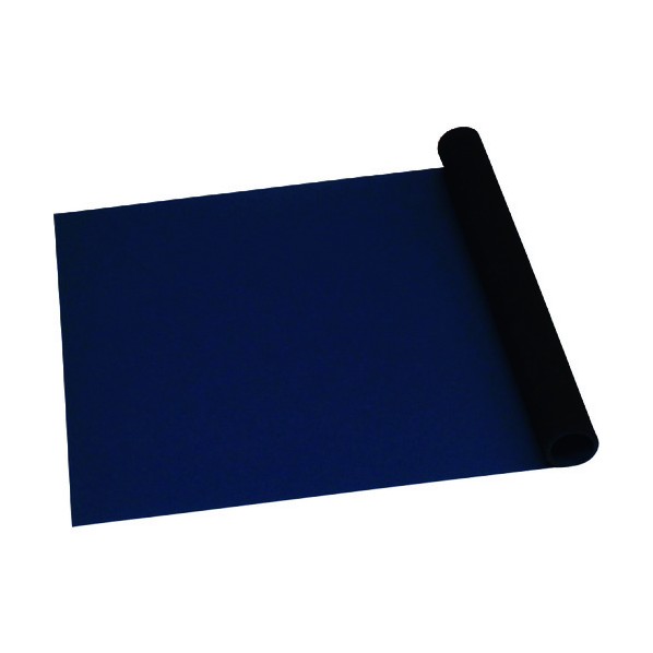 デスコジャパン 静電気拡散性ラバーマット T2プラス ダークブルー 1.5mm x 900mm x 12.2m 66406 1点