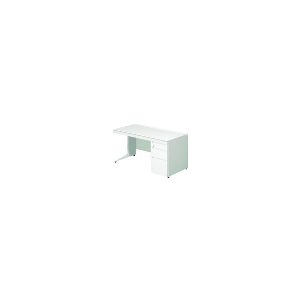 ※法人専用品※プラス 673527)ステージオ 片袖机 ST-F147L-4 WS/W4 1点｜DIY FACTORY ONLINE SHOP
