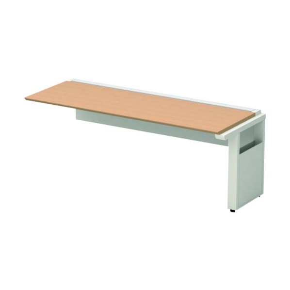 ※法人専用品※プラス 689223)片面デスク 増連セット ST-K186W-J WM/W4 1点｜DIY FACTORY ONLINE SHOP