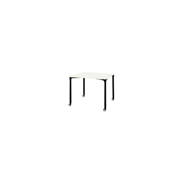 ※法人専用品※プラス 662935)ロンナ 会議テーブル NN-0909PKS W4/BK 1点｜DIY FACTORY ONLINE SHOP