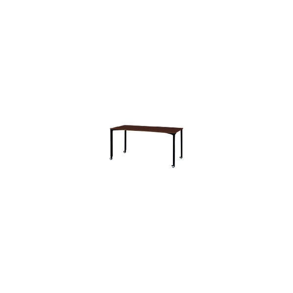 ※法人専用品※プラス 677839)ロンナ 会議テーブル NN-1507PKR LM/BK 1点|DIY FACTORY ONLINE SHOP