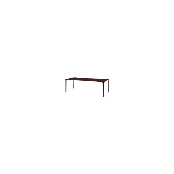 ※法人専用品※プラス 677800)ロンナ 会議テーブル NN-2110PAR LM/BK 1点｜DIY FACTORY ONLINE SHOP