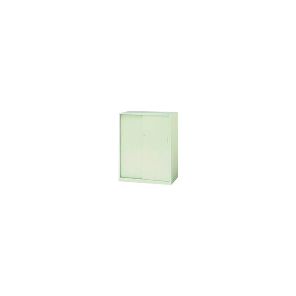 ※法人専用品※プラス 18428)KR 引違い書庫 SS-354R LGY 1点|DIY FACTORY ONLINE SHOP