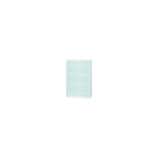 ※法人専用品※プラス 635711)LX-5 引違いガラス保管庫 L5-140G W4 1点|DIY FACTORY ONLINE SHOP