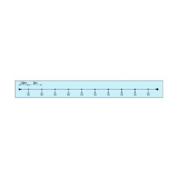 つくし工房 【長谷川製作所製品】明り取り30m 電灯用(10灯)本体のみ 6350 1点｜DIY FACTORY ONLINE SHOP