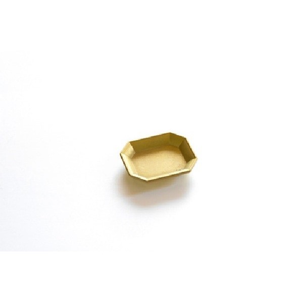 メタリスト 文具トレイ 小 87×70×13mm 鋳肌 FG-053 1個