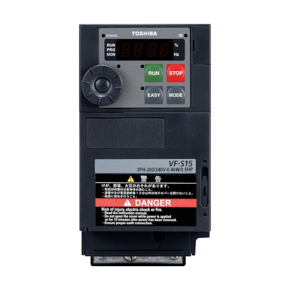 東芝産業機器システム 三相400V入力インバ-タ VFS15-4004PL1 1点