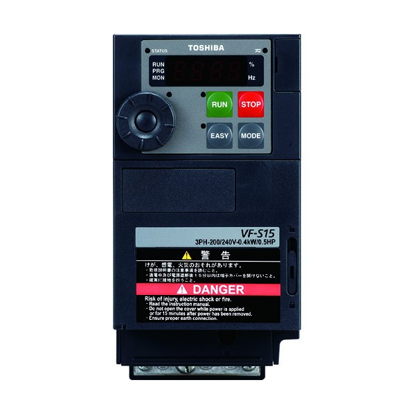 東芝製造器機取り合わせ 単相ワット数インプットインバ-タ VFS15S-2007PL 1点
