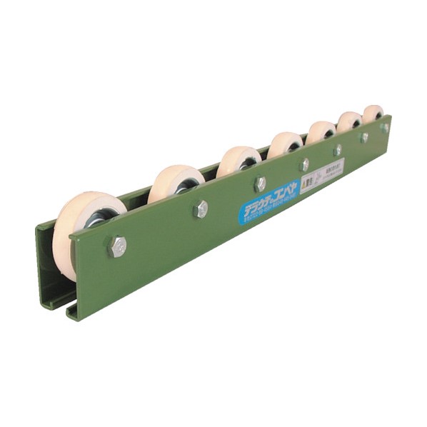 ※法人専用品※寺内製作所 白ゴムライニングスチール製ホイールコンベヤ KR-A6WG-P50X1500L 1点|DIY FACTORY ONLINE SHOP