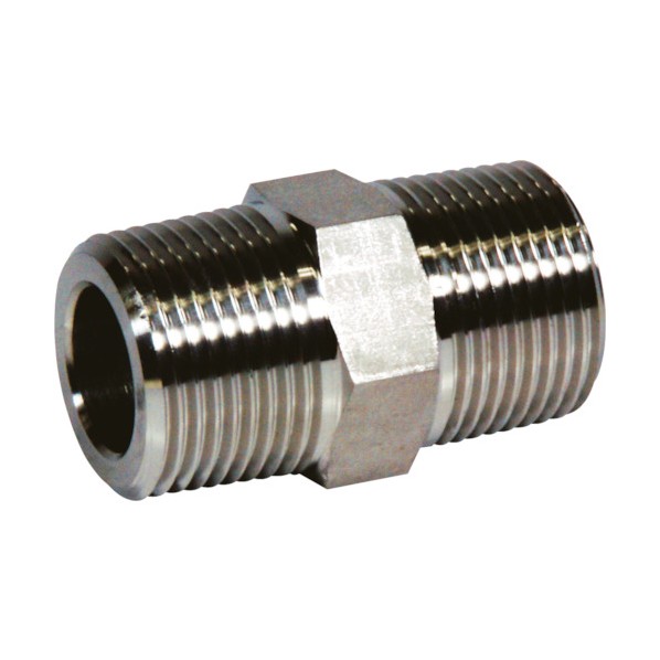 フジトク 六角ニップル 32A ステンレス SUS316 6N-PT-32A-SU6 1点
