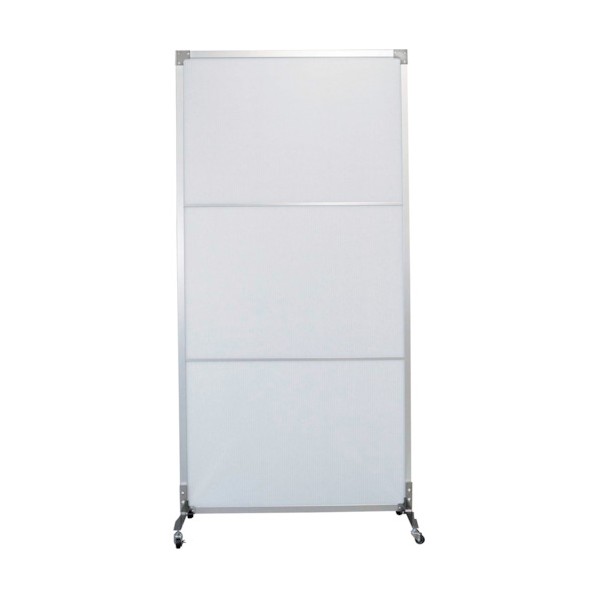 ※法人専用品※岐阜プラスチック工業 抗菌ウォールFS5-1020Fシルバー/キャスター KOUKINWALLFS51020FSILVERCAS 1点|DIY FACTORY ONLINE SHOP