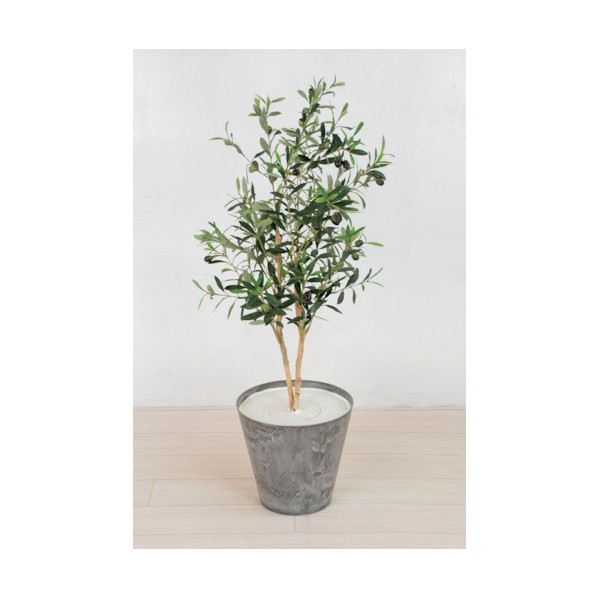 グリーンクロス 人工樹木/人工観葉植物 オリーブ グリーン 6300033751 1個