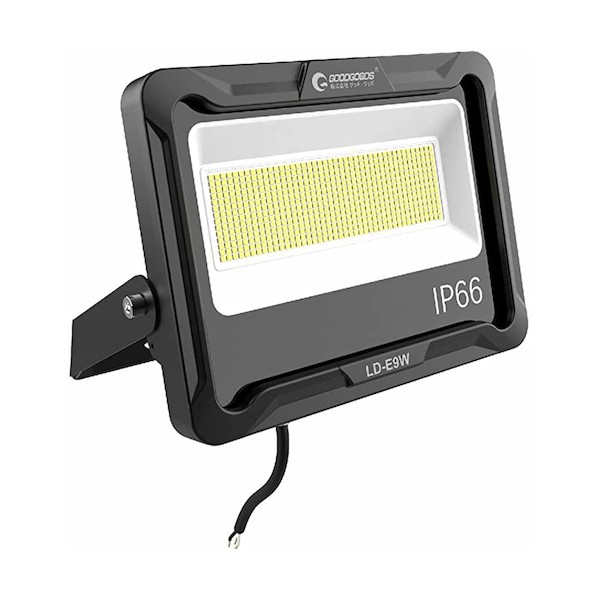 ※法人専用品※グリーンクロス LED投光器 100W 17000LM 耐震 通気弁 新仕様ステー 耐熱素材 LD-E9W 6300031411 1台|DIY FACTORY ONLINE SHOP