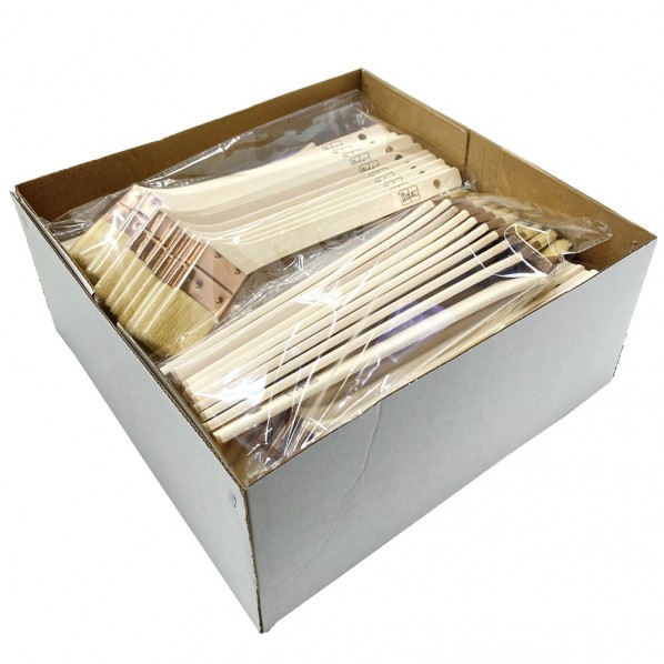 好川産業 白毛 無印 目地刷毛(筋違) 12号 W300×D300×H130(mm) 116371 100本|DIY FACTORY ONLINE SHOP